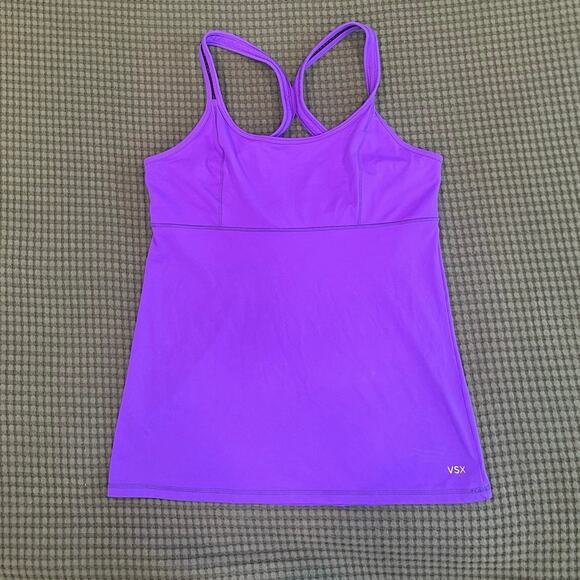 VSX Sport Tank |‎ Womens Racerback Padded Sport Tank | Size L - Picture 2 of 7